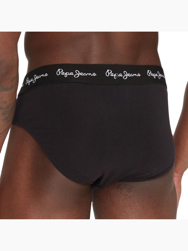 Pepe Jeans - Pack de 3 Slips para Hombre Negro - Kiabi