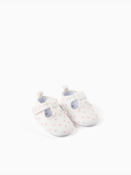 Pepitos de tela con motivo floral - Kiabi