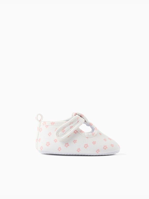 Pepitos de tela con motivo floral - Kiabi