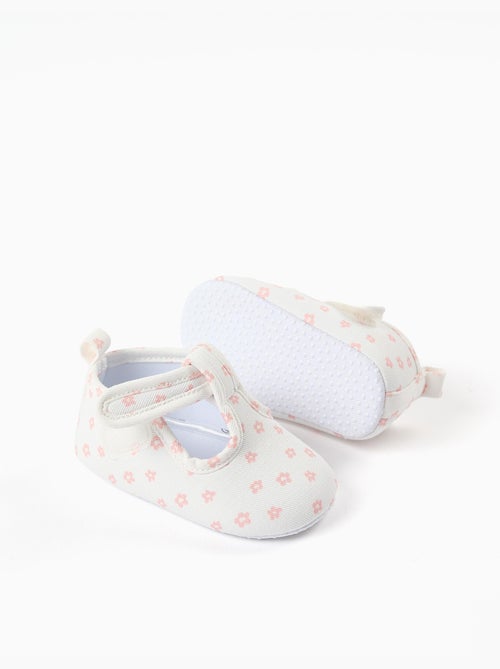 Pepitos de tela con motivo floral - Kiabi