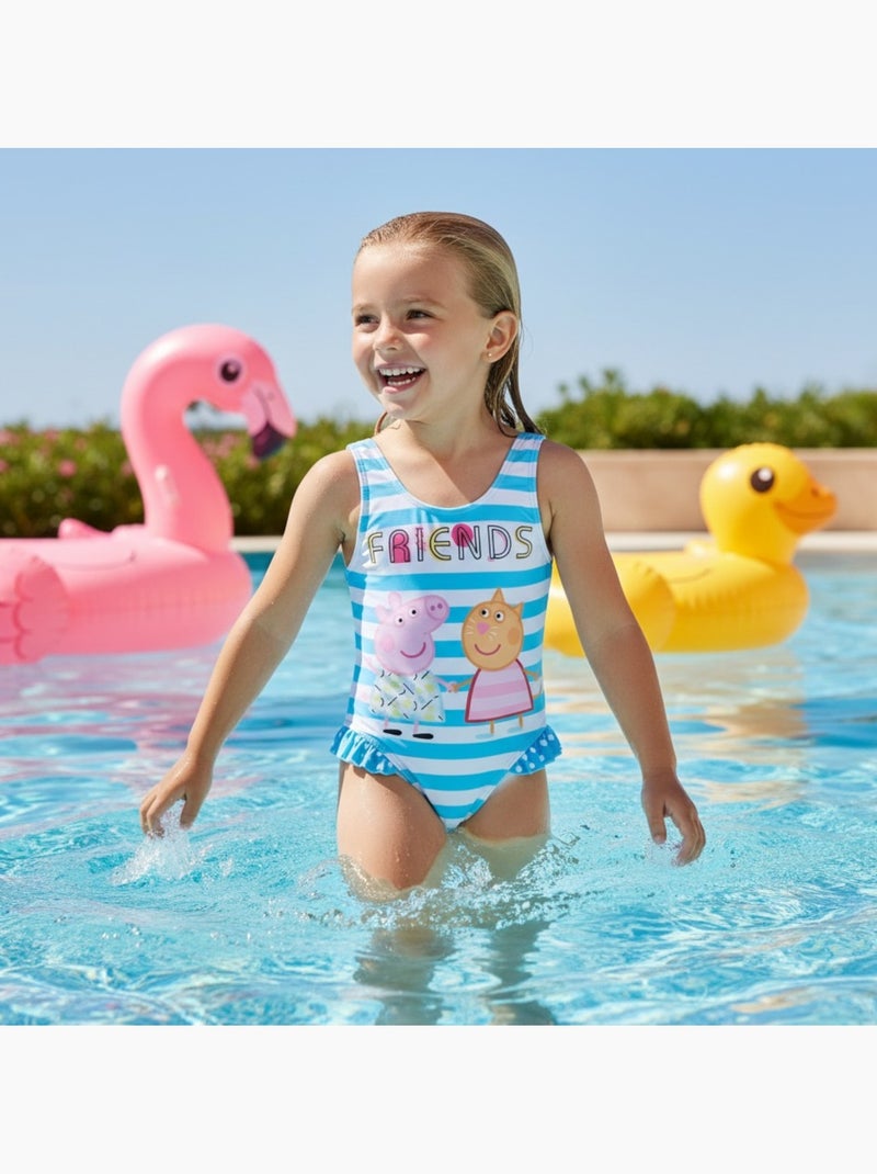 Peppa Pig - Bañador Azul - Kiabi