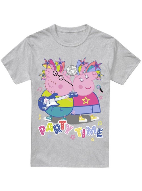 Peppa Pig - Camiseta Party Time de Mamá Pig Papá Pig para Hombre - Kiabi