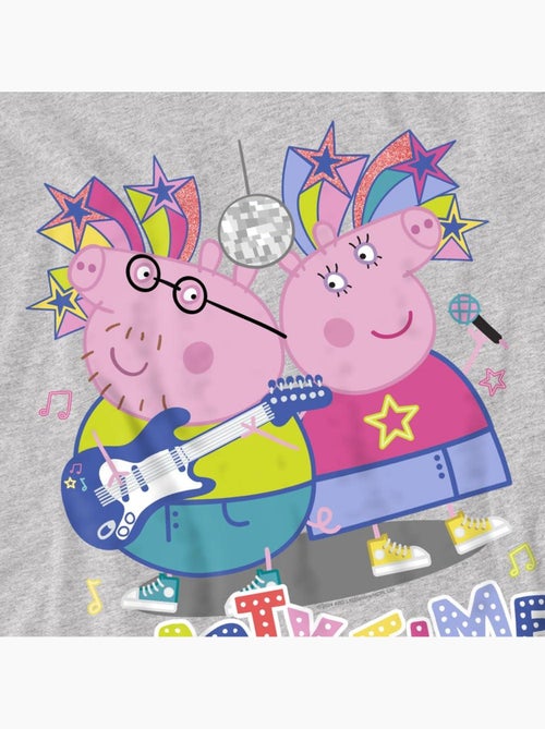 Peppa Pig - Camiseta Party Time de Mamá Pig Papá Pig para Hombre - Kiabi