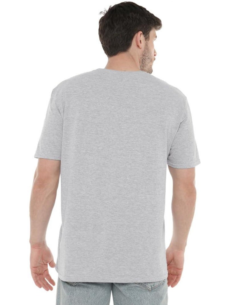 Peppa Pig - Camiseta Party Time de Mamá Pig Papá Pig para Hombre Gris jaspeado - Kiabi
