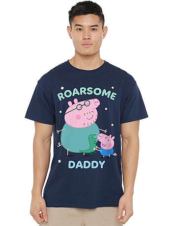 Peppa Pig - Camiseta Roarsome de Papá Pig para Adultos Unisex