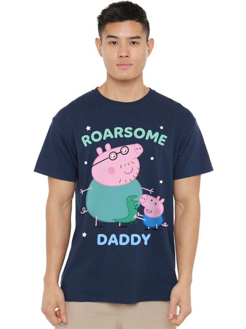 Peppa Pig - Camiseta Roarsome de Papá Pig para Adultos Unisex - Kiabi