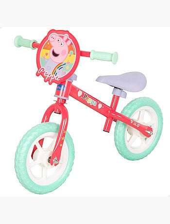 Peppa pig bicicleta sin pedales regulable en altura máx. 20 kg