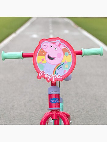 Peppa pig bicicleta sin pedales regulable en altura máx. 20 kg