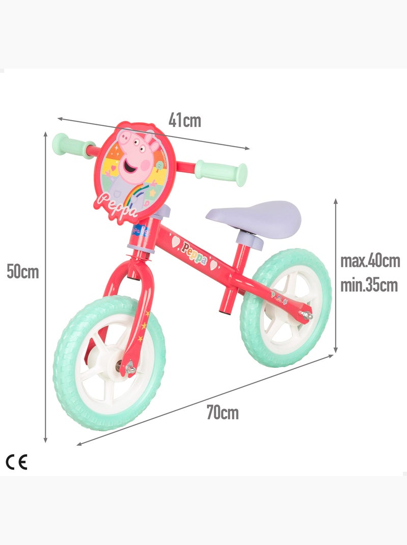 Peppa pig bicicleta sin pedales regulable en altura máx. 20 kg N/D - Kiabi