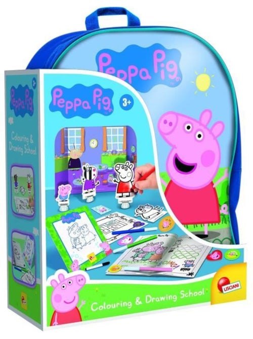 Peppa pig mochila infantil c/accesorios para jugar y colorear - Kiabi