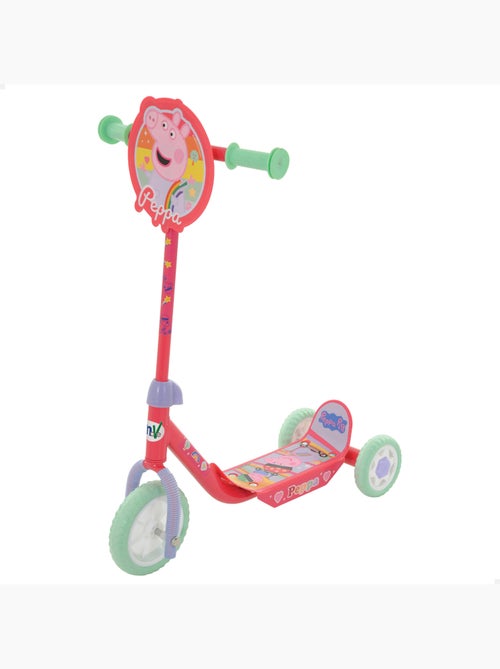 Peppa pig patinete 3 ruedas 58x36x65-70 cm máx. 20 kg + 2 años - Kiabi