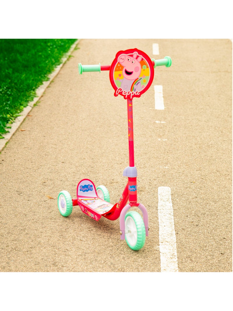 Peppa pig patinete 3 ruedas 58x36x65-70 cm máx. 20 kg + 2 años N/D - Kiabi