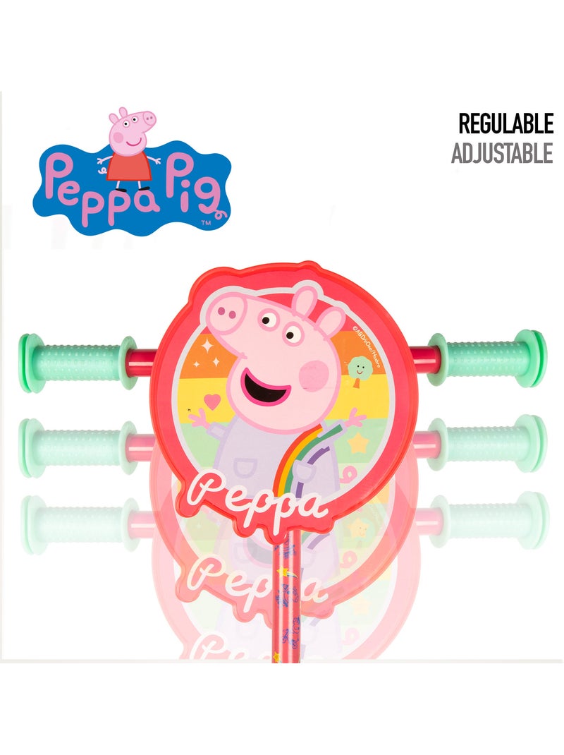 Peppa pig patinete 3 ruedas 58x36x65-70 cm máx. 20 kg + 2 años N/D - Kiabi