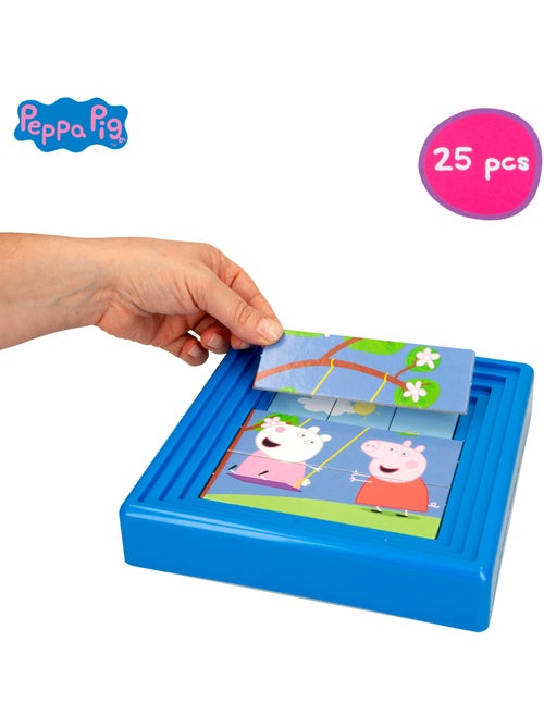 Peppa pig puzzle infantil progresivo 25 piezas - Kiabi