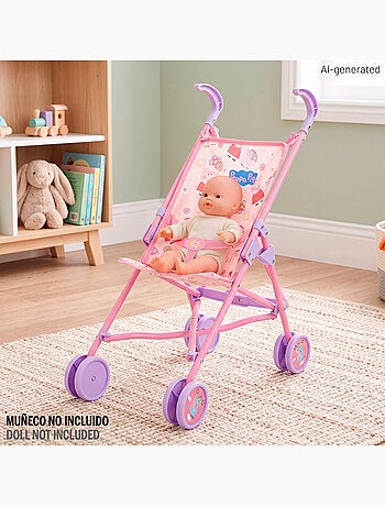 Peppa pig silla de paseo muñeca + 24 meses