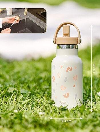 Pequeña botella de agua de acero inoxidable 'Babymoov'
