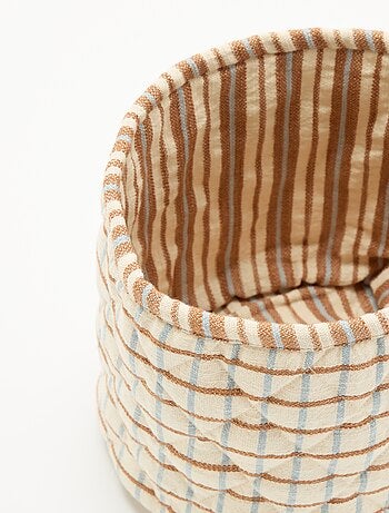 Pequeña cesta de almacenamiento estampada - Kiabi Home
