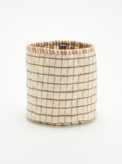 Pequeña cesta de almacenaje estampada - Kiabi Home - Kiabi Pequeña cesta de almacenaje estampada - Kiabi Home - Kiabi