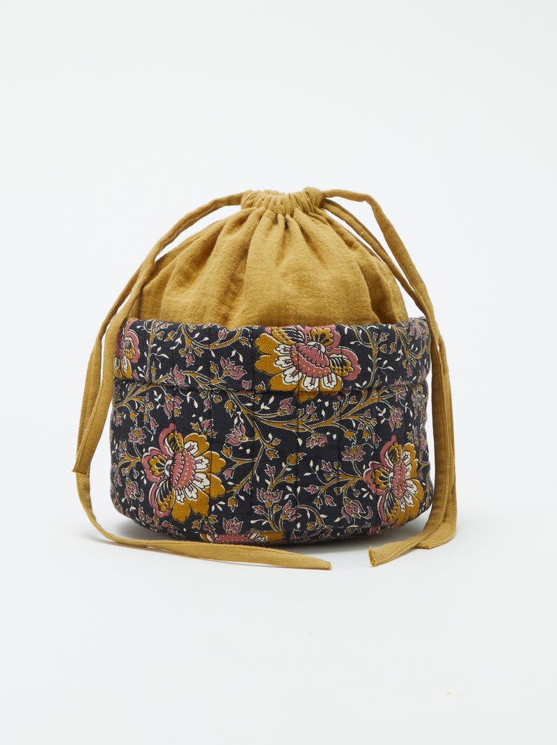 Pequeña cesta de almacenamiento - Kiabi Home NEGRO - Kiabi