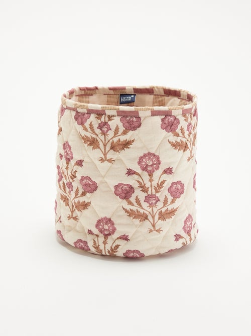 Pequeña cesta de almacenamiento estampada - Kiabi Home - Kiabi Pequeña cesta de almacenamiento estampada - Kiabi Home - Kiabi