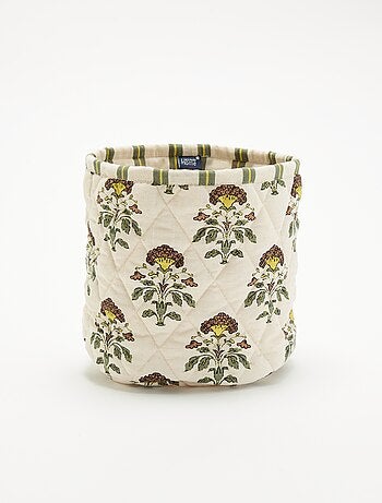 Pequeña cesta de almacenamiento estampada - Kiabi Home