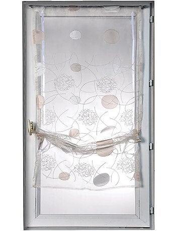 Pequeña cortina de organza jacquard para subir