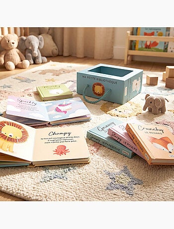 Pequeña estantería para bebé mis pequeños amigos | Sassi Junior