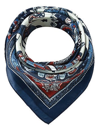Pequeño Pañuelo de seda Bandana Horse Cléo