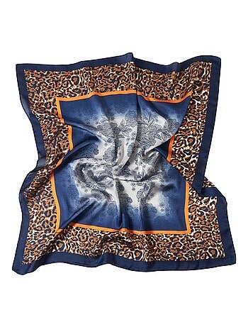 Pequeño Pañuelo de Seda Cheetah Cléo