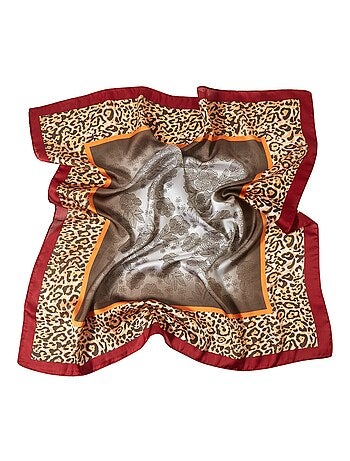Pequeño Pañuelo de Seda Cheetah Cléo