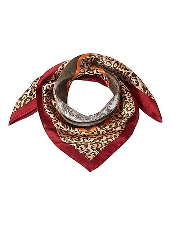 Pequeño Pañuelo de Seda Cheetah Cléo
