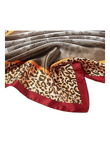 Pequeño Pañuelo de Seda Cheetah Cléo