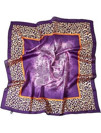 Pequeño Pañuelo de Seda Cheetah Cléo