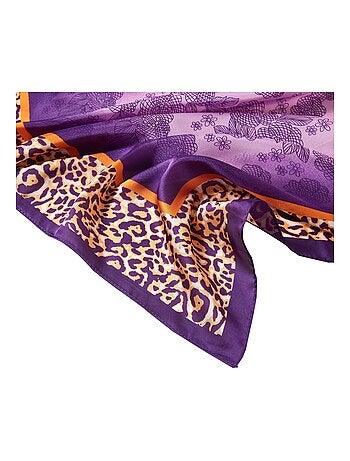 Pequeño Pañuelo de Seda Cheetah Cléo