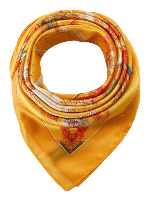 Pequeño Pañuelo de seda Dream Garden Cléo - Kiabi Pequeño Pañuelo de seda Dream Garden Cléo - Kiabi