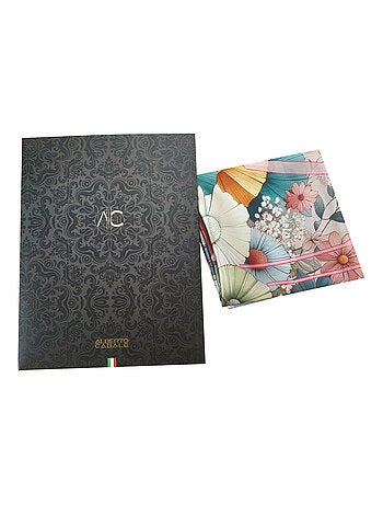 Pequeño Pañuelo de seda Minimalist Flowers Cléo