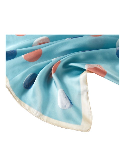 Pequeño Pañuelo de Seda Pétalo Cléo - Kiabi Pequeño Pañuelo de Seda Pétalo Cléo - Kiabi