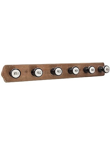 Percha de cerámica asher, 6 ganchos