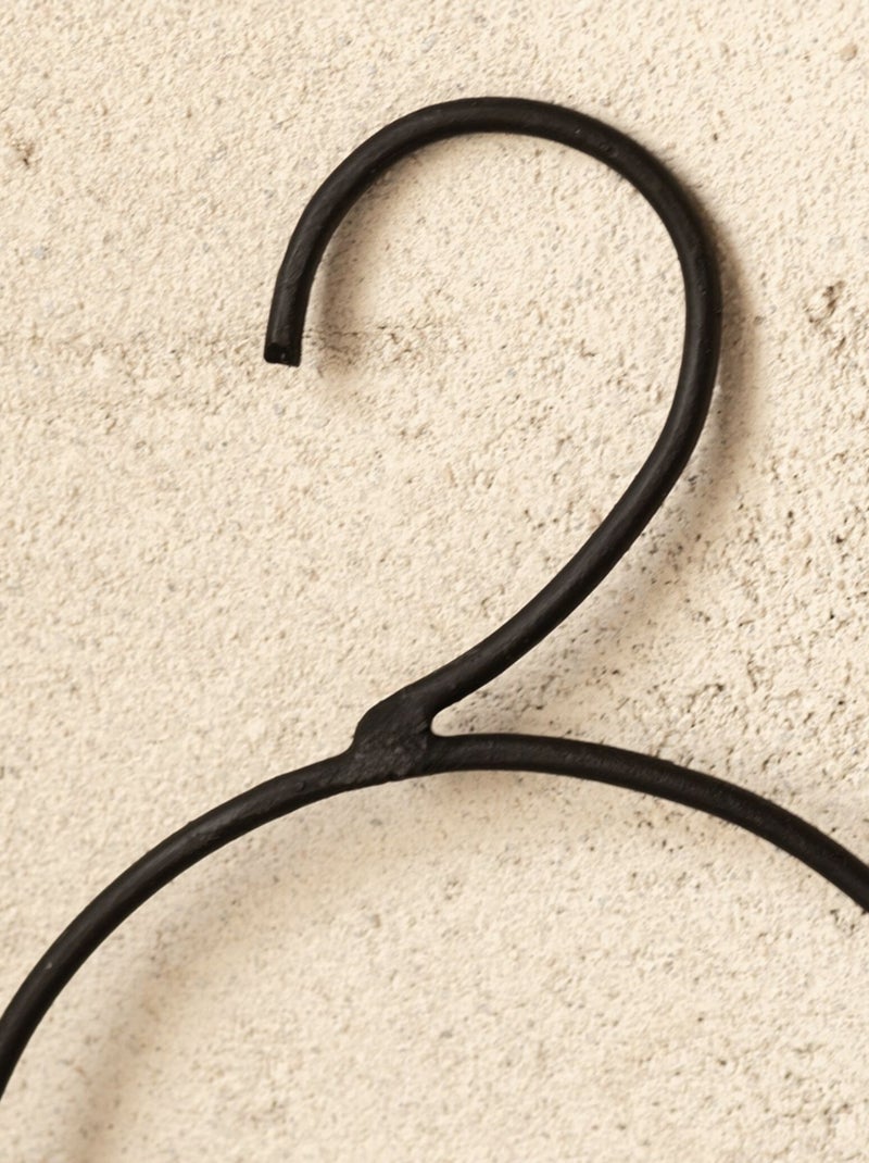 Percha redonda grande para bufandas Negro - Kiabi