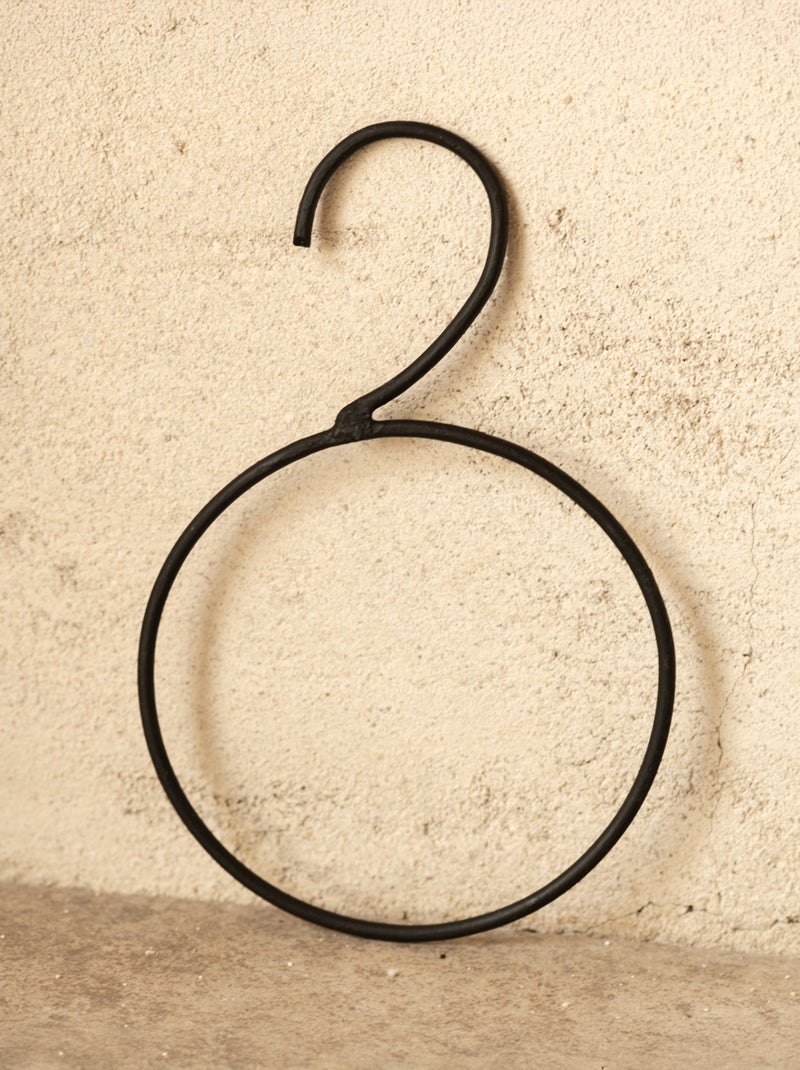 Percha redonda grande para bufandas Negro - Kiabi