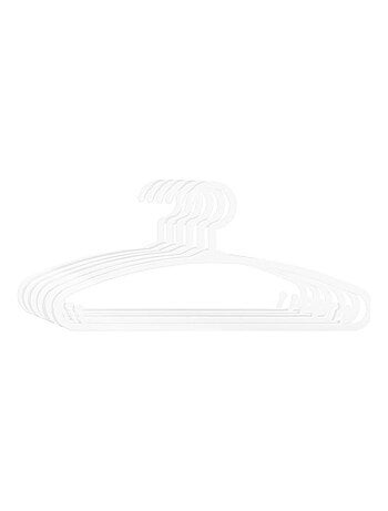 Perchas de plástico x 6 para niños