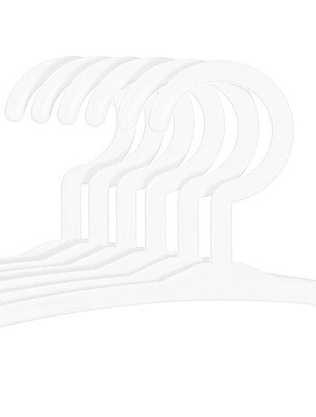 Perchas de plástico x 6 para niños