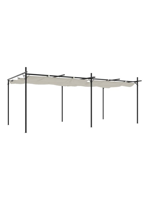 Pérgola con techo retráctil - Kiabi