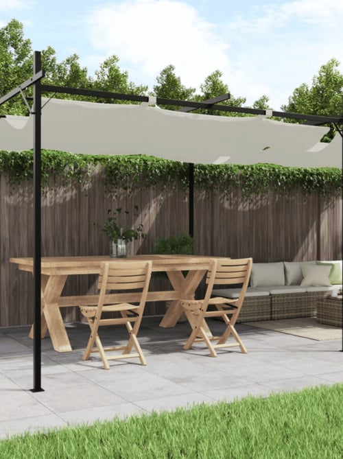 Pérgola con techo retráctil - Kiabi