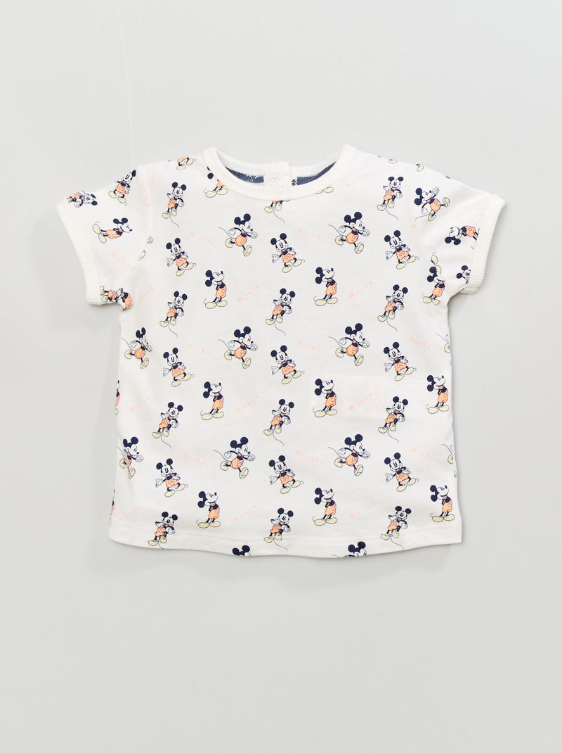 Peto + camiseta 'Disney' - 2 piezas BLANCO - Kiabi