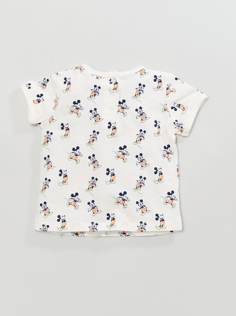 Peto + camiseta 'Disney' - 2 piezas BLANCO - Kiabi