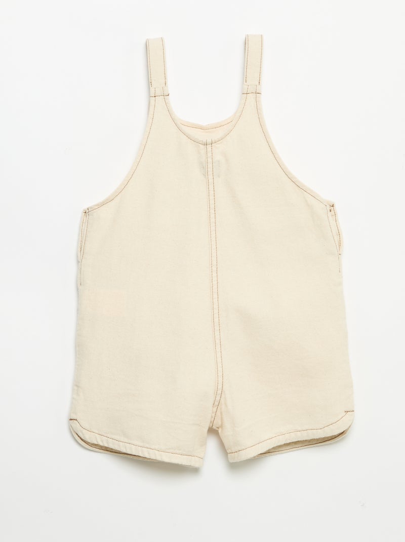 Peto con bolsillos Blanco - Kiabi