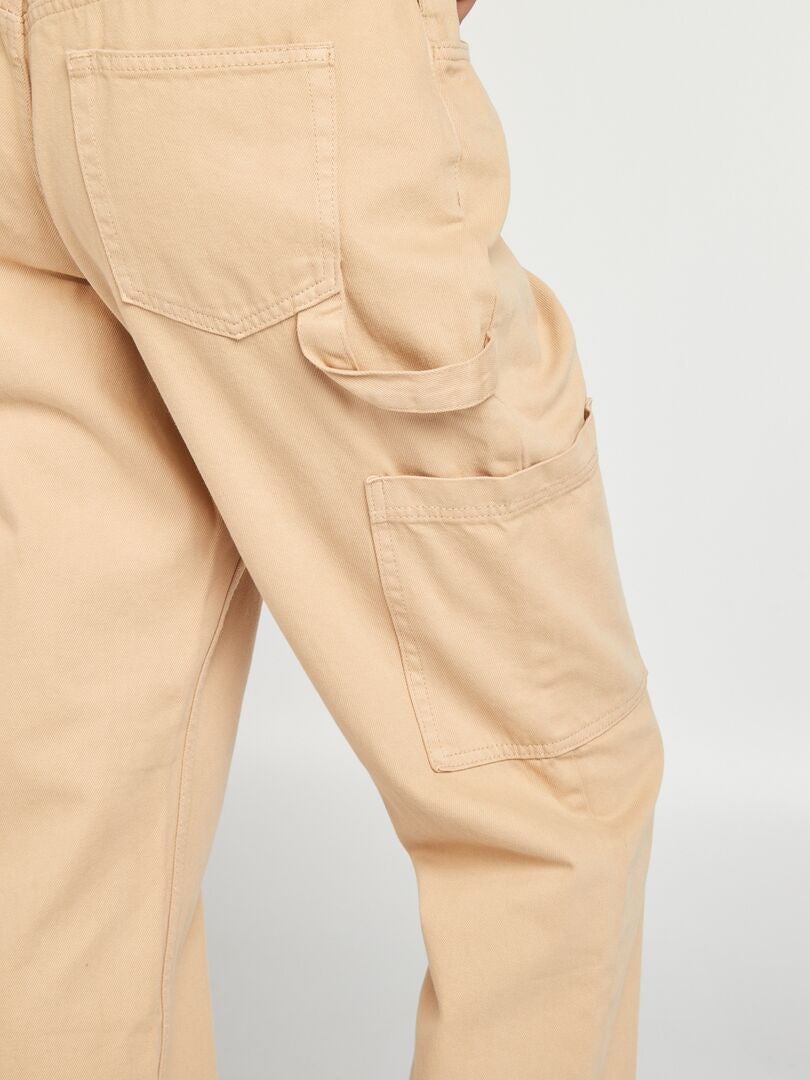 Peto con bolsillos con solapa BEIGE - Kiabi