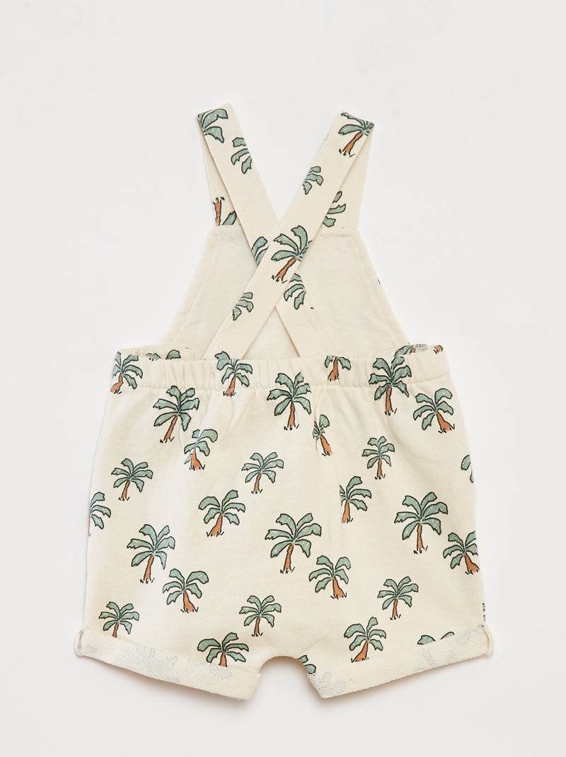 Peto corto con tirantes cruzados BEIGE - Kiabi