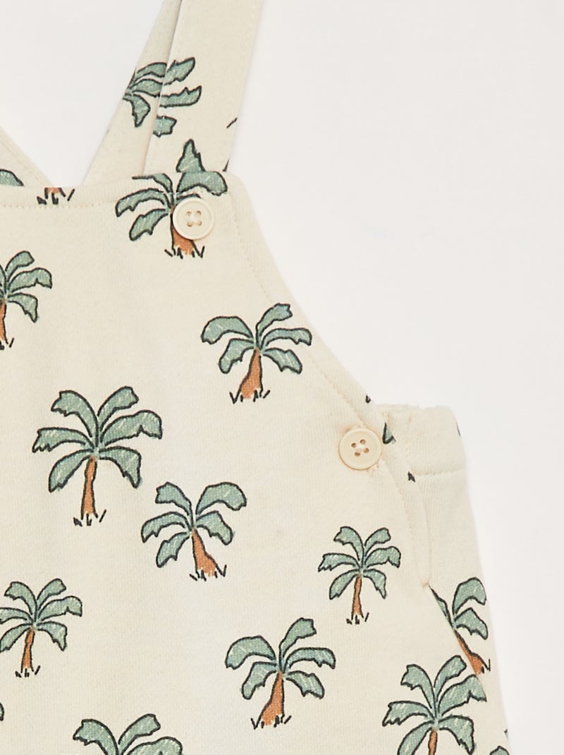 Peto corto con tirantes cruzados BEIGE - Kiabi